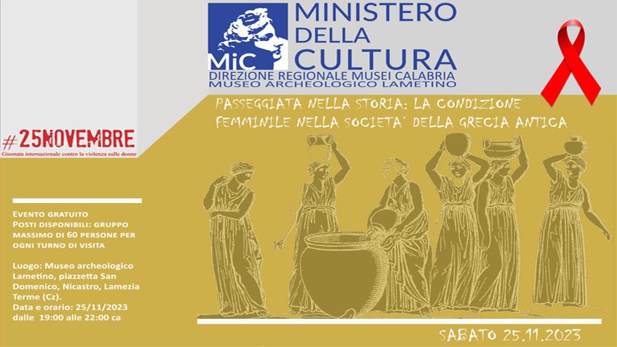 Passeggiata nella storia - La condizione femminile nella società della Grecia antica